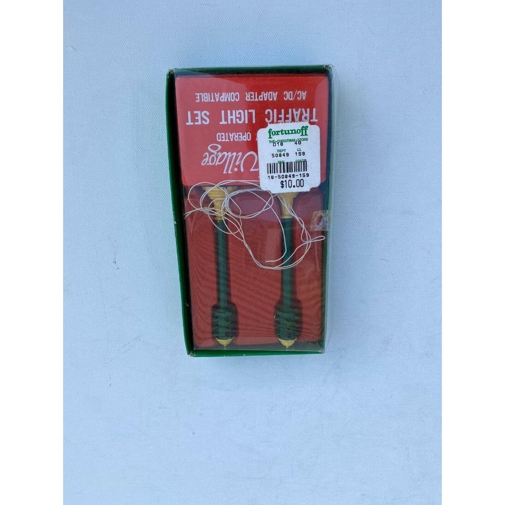 Dept 56 Christmas Traffic Light Set